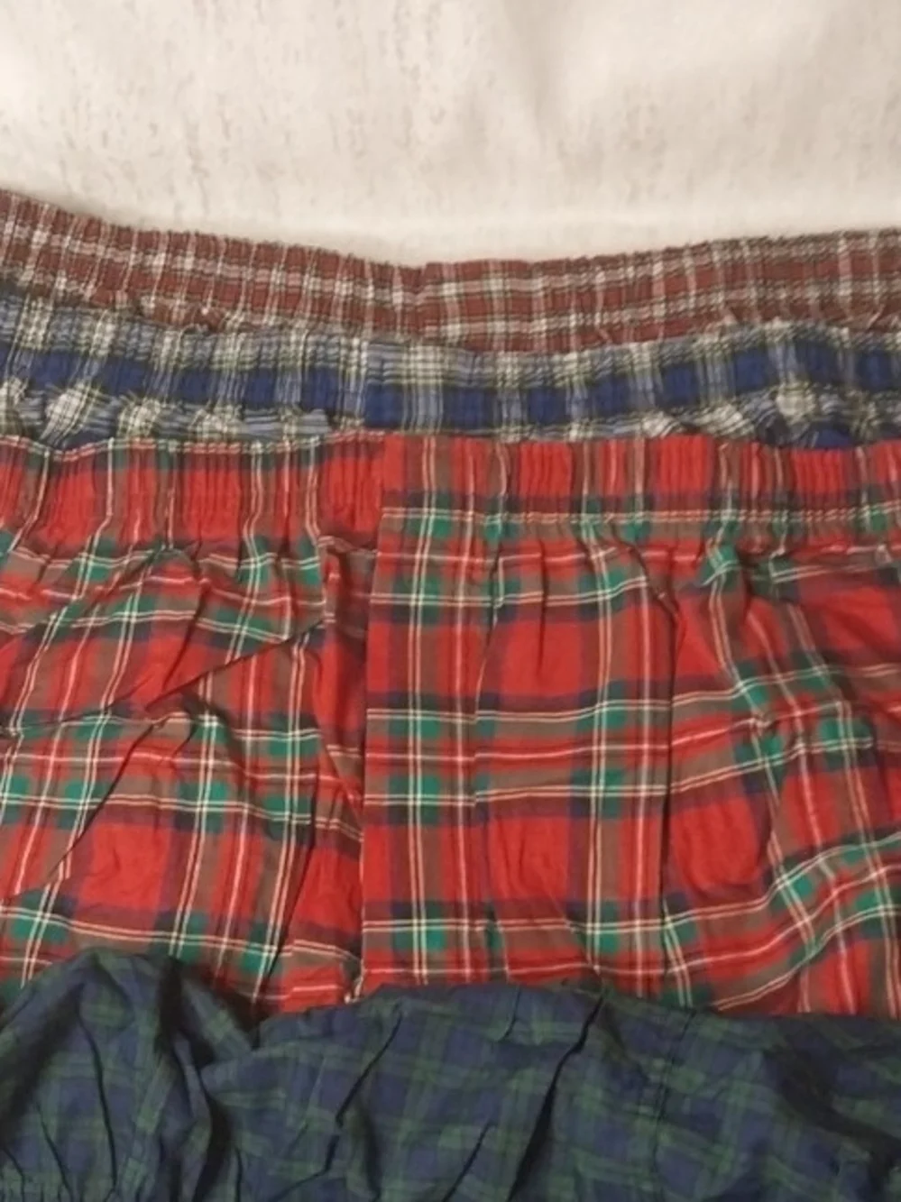 Hanes Plaid Boxers Mens 2XB 48-50 Waist